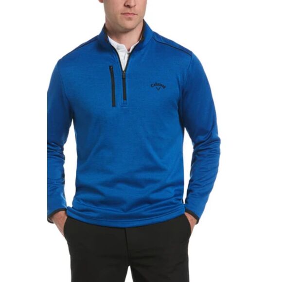 NWT Callaway 1/4 zip fleece pullover in royal blue - XXL - Picture 1 of 10